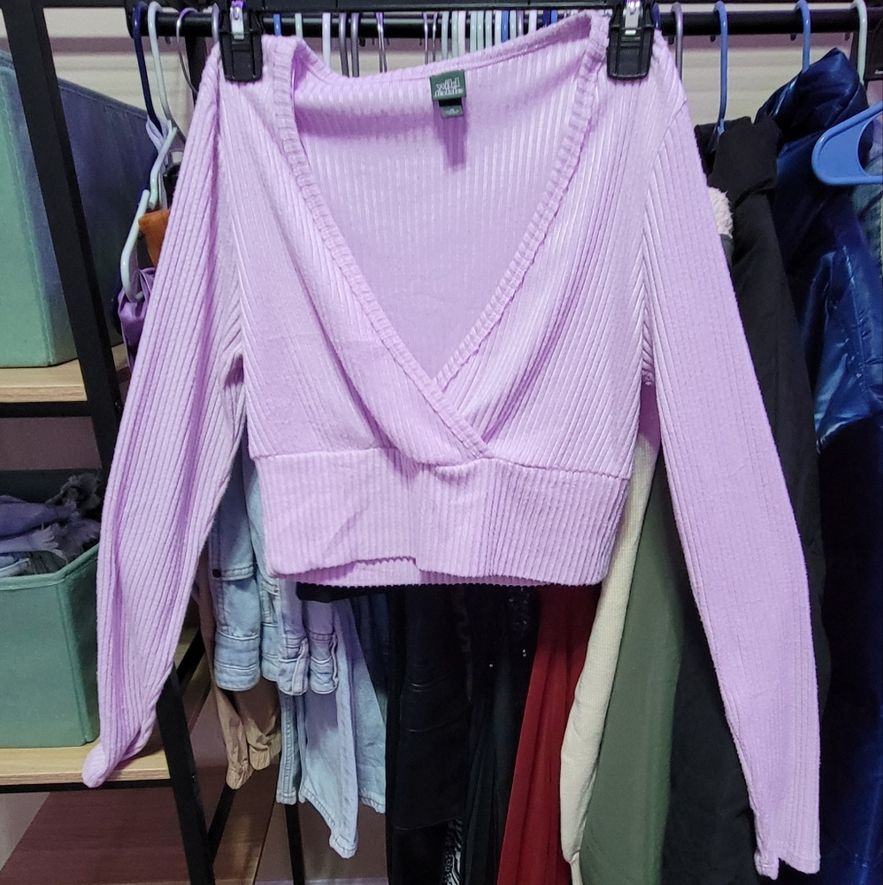 WILD FABLE Long Sleeve Cozy Tiny Top T Shirt